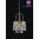 LAMPADARIO 1 LUCE KING COLLEZIONE IMPERO CLASSICO