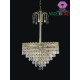 LAMPADARIO 5 LUCI KING COLLEZIONE IMPERO CLASSICO