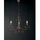 LAMPADARIO 3 LUCI "SOFIA" COLLEZIONE CLASSIC