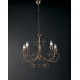 LAMPADARIO 5 LUCI "SOFIA" COLLEZIONE CLASSIC