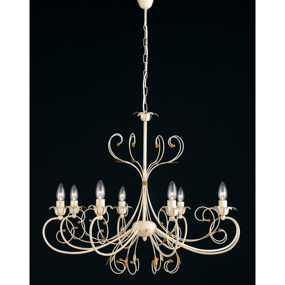 LAMPADARIO 8 LUCI "SOFIA" COLLEZIONE CLASSIC