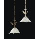 SOSPENSIONE LAMPADARIO 1 LUCE "FIORE" COLLEZIONE CLASSIC