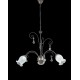 LAMPADARIO 3 LUCI "BOUQUET" COLLEZIONE CLASSIC