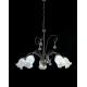 LAMPADARIO 5 LUCI "BOUQUET" COLLEZIONE CLASSIC