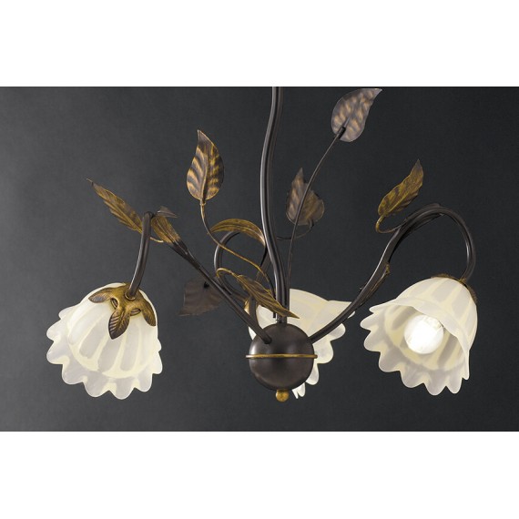 LAMPADARIO 3 LUCI "AUTUNNO" COLLEZIONE CLASSIC