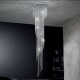 LAMPADA DA SOFFITTO TUTTA IN CRISTALLO 12  LUCI "GRAN SPIRALE" COLLEZIONE SPECIAL