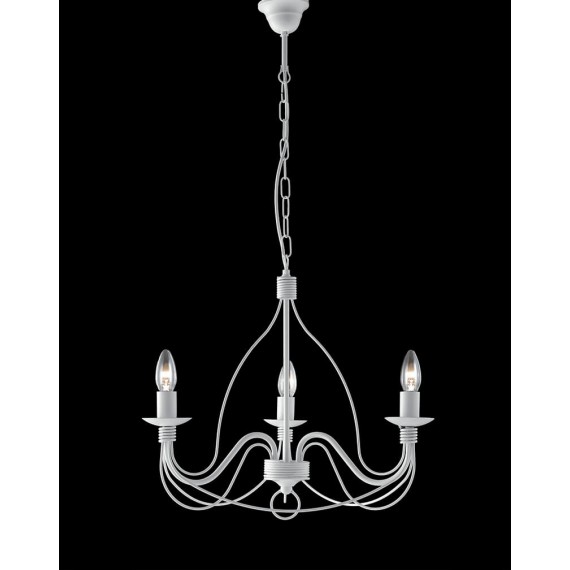 LAMPADARIO 3 LUCI "FRANCIS" COLLEZIONE SHABBY