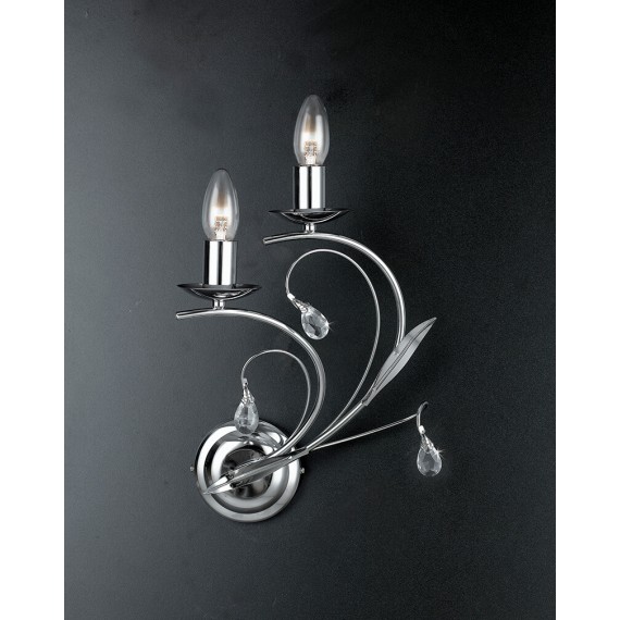 APPLIQUE 2 LUCI "FULMINE" COLLEZIONE MODERNA