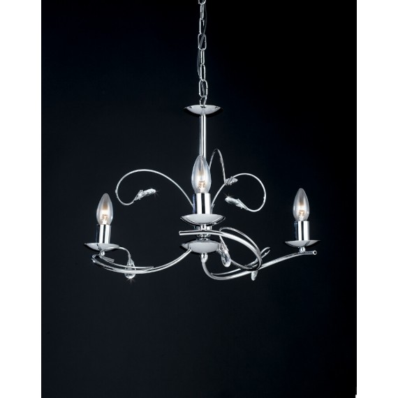 LAMPADARIO 3 LUCI "FULMINE" COLLEZIONE MODERRNA