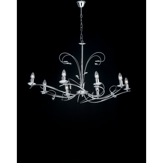 LAMPADARIO 8 LUCI "FULMINE" COLLEZIONE MODERNA