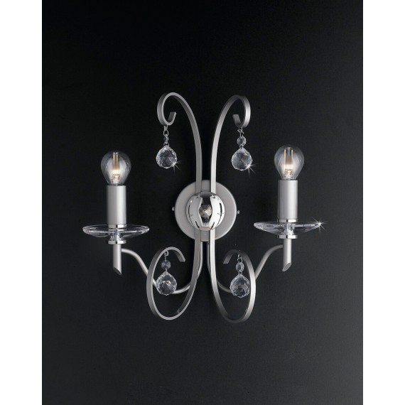 applique 2 luci "tiffany" collezione moderna