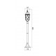 LAMPIONE " MELTON"  1 LUCE