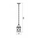 LANTERNA "MELTON" 1 LUCE