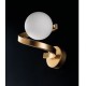 Sinfonia appliques 1 luce vetro sfera design