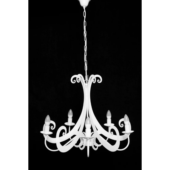 LAMPADARIO HAIDI 6 LUCI COLLEZIONE SHABBY