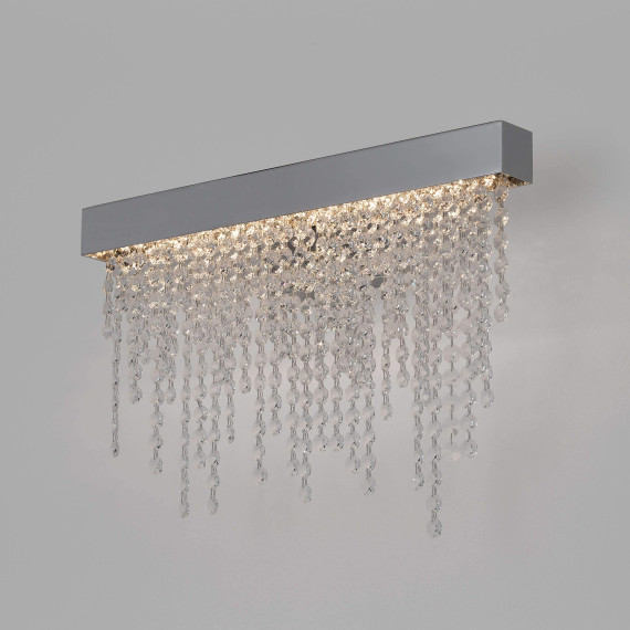 Lampada da parete Fascia strass appliques
