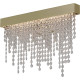 Lampada da parete Fascia strass appliques