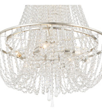 Imperissimo Lampadario cromo o argento 45cm Diametro