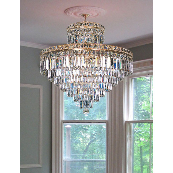 Strassiera losanghe oro 55 decorata