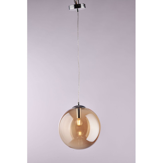 sospensione sfera vetro ball singola 25